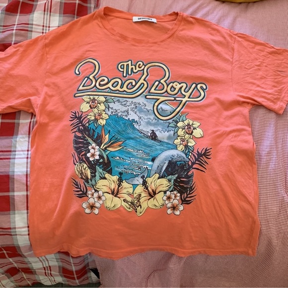 Free people daydreamer Surfs up boyfriend tee S (oversized) preowned - Picture 6 of 13